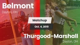 Matchup: Belmont vs. Thurgood-Marshall  2019