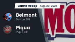 Recap: Belmont  vs. Piqua  2021