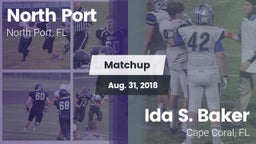 Matchup: North Port vs. Ida S. Baker  2018