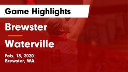 Brewster  vs Waterville Game Highlights - Feb. 18, 2020