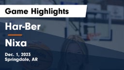 Har-Ber  vs Nixa  Game Highlights - Dec. 1, 2023