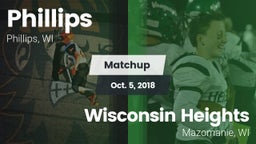 Matchup: Phillips vs. Wisconsin Heights  2018