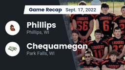 Recap: Phillips  vs. Chequamegon  2022