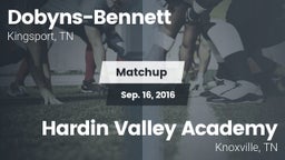 Matchup: Dobyns-Bennett vs. Hardin Valley Academy  2016