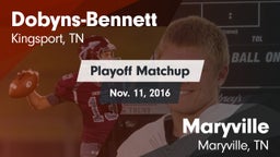 Matchup: Dobyns-Bennett vs. Maryville  2016