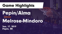 Pepin/Alma  vs Melrose-Mindoro  Game Highlights - Jan. 17, 2019