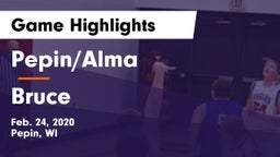 Pepin/Alma  vs Bruce  Game Highlights - Feb. 24, 2020