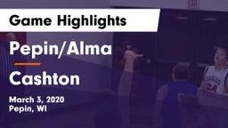 Pepin/Alma  vs Cashton  Game Highlights - March 3, 2020