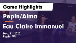 Pepin/Alma  vs Eau Claire Immanuel Game Highlights - Dec. 11, 2020