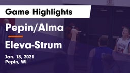 Pepin/Alma  vs Eleva-Strum  Game Highlights - Jan. 18, 2021