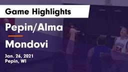 Pepin/Alma  vs Mondovi  Game Highlights - Jan. 26, 2021