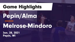 Pepin/Alma  vs Melrose-Mindoro  Game Highlights - Jan. 28, 2021