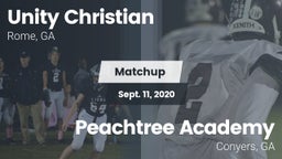 Matchup: Unity Christian vs. Peachtree Academy 2020