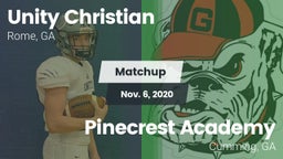 Matchup: Unity Christian vs. Pinecrest Academy  2020