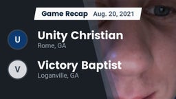 Recap: Unity Christian  vs. Victory Baptist  2021