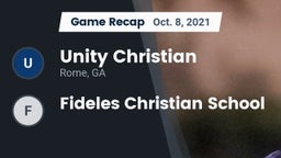 Recap: Unity Christian  vs. Fideles Christian School 2021