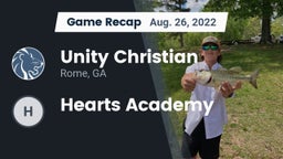 Recap: Unity Christian  vs. Hearts Academy 2022