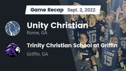 Recap: Unity Christian  vs. Trinity Christian School at Griffin 2022