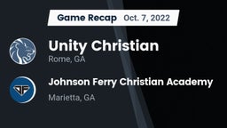 Recap: Unity Christian  vs. Johnson Ferry Christian Academy 2022