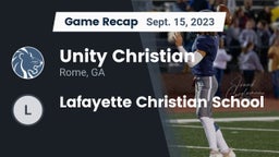 Recap: Unity Christian  vs. Lafayette Christian School 2023
