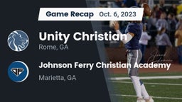 Recap: Unity Christian  vs. Johnson Ferry Christian Academy 2023