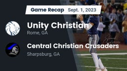 Recap: Unity Christian  vs. Central Christian Crusaders 2023