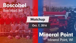 Matchup: Boscobel vs. Mineral Point  2016