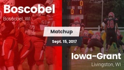 Matchup: Boscobel vs. Iowa-Grant  2017