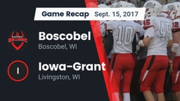 Recap: Boscobel  vs. Iowa-Grant  2017