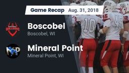 Recap: Boscobel  vs. Mineral Point  2018
