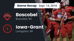 Recap: Boscobel  vs. Iowa-Grant  2018