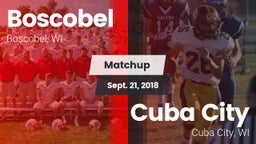 Matchup: Boscobel vs. Cuba City  2018