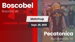 Matchup: Boscobel vs. Pecatonica  2019