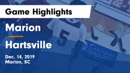 Marion  vs Hartsville  Game Highlights - Dec. 14, 2019