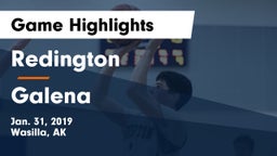 Redington  vs Galena Game Highlights - Jan. 31, 2019