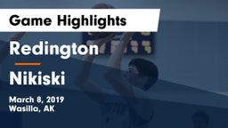 Redington  vs Nikiski  Game Highlights - March 8, 2019