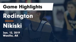 Redington  vs Nikiski  Game Highlights - Jan. 12, 2019