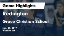 Redington  vs Grace Christian School Game Highlights - Jan. 29, 2019