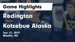 Redington  vs Kotzebue Alaska Game Highlights - Jan. 31, 2019