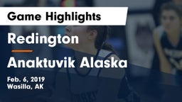 Redington  vs Anaktuvik Alaska Game Highlights - Feb. 6, 2019