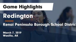 Redington  vs Kenai Peninsula Borough School District  Game Highlights - March 7, 2019