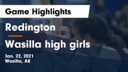 Redington  vs Wasilla high girls Game Highlights - Jan. 22, 2021