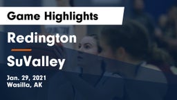 Redington  vs SuValley   Game Highlights - Jan. 29, 2021