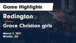 Redington  vs Grace Christian girls Game Highlights - March 2, 2021