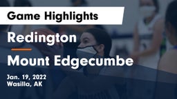 Redington  vs Mount Edgecumbe  Game Highlights - Jan. 19, 2022