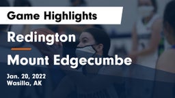 Redington  vs Mount Edgecumbe  Game Highlights - Jan. 20, 2022