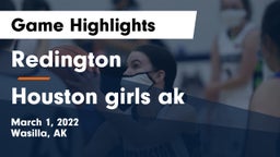 Redington  vs Houston girls ak Game Highlights - March 1, 2022