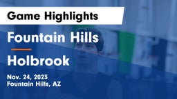 Fountain Hills  vs Holbrook  Game Highlights - Nov. 24, 2023