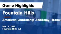 Fountain Hills  vs American Leadership Academy - Ironwood Game Highlights - Dec. 8, 2023