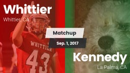 Matchup: Whittier vs. Kennedy  2017